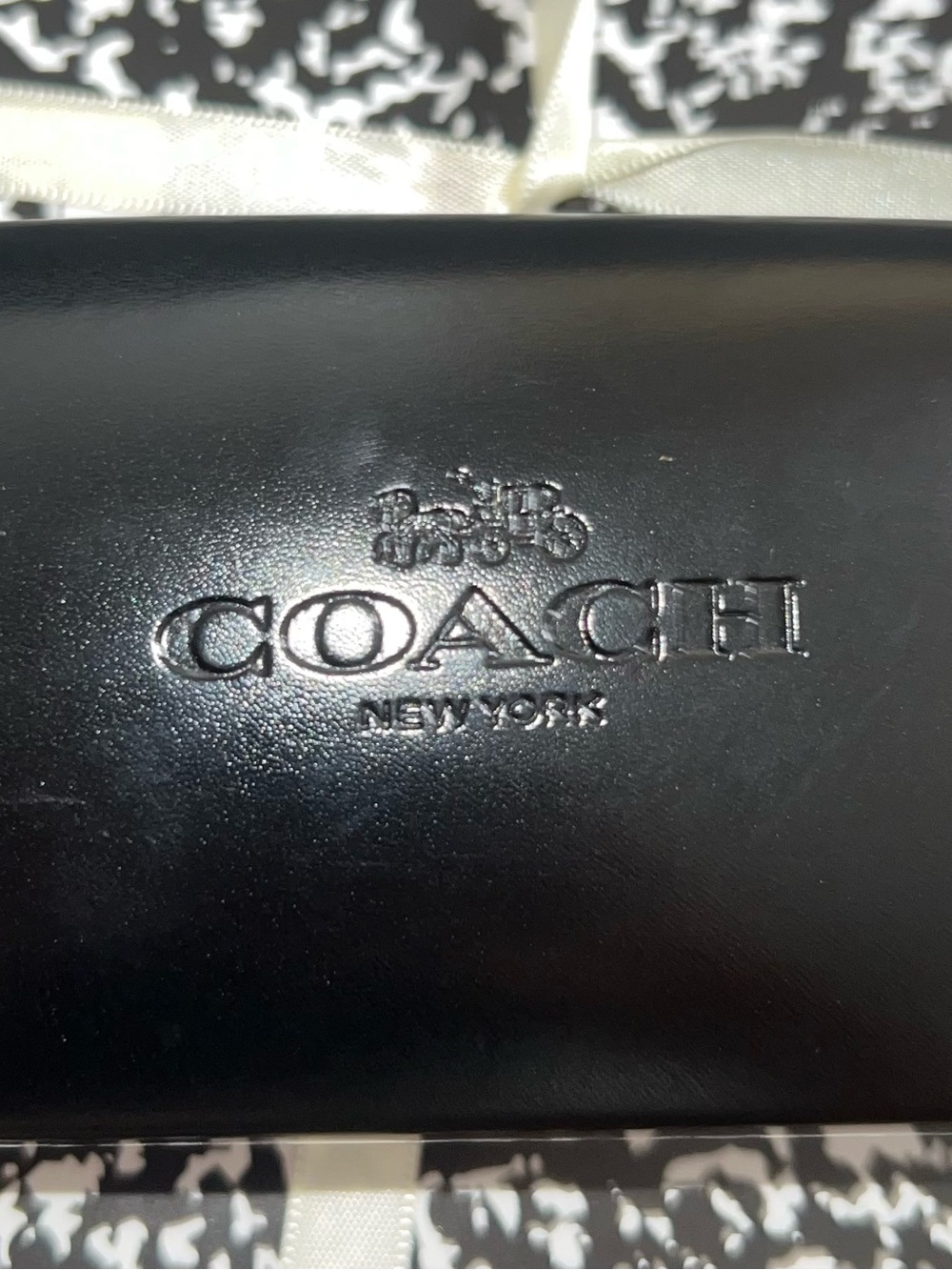 Coach monogram c rectangular eyeglass frame - Picture 5 of 5